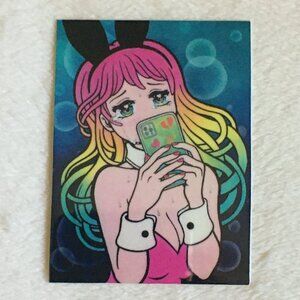 5/$25 Retro 90s 'Selfie' Bishoujo Flat Sticker